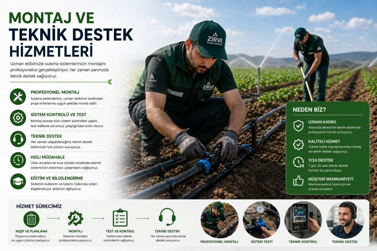 Montaj ve Teknik Destek Hizmetleri